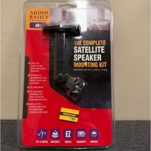 Audio Basics Satellite Speaker Mounting Kit